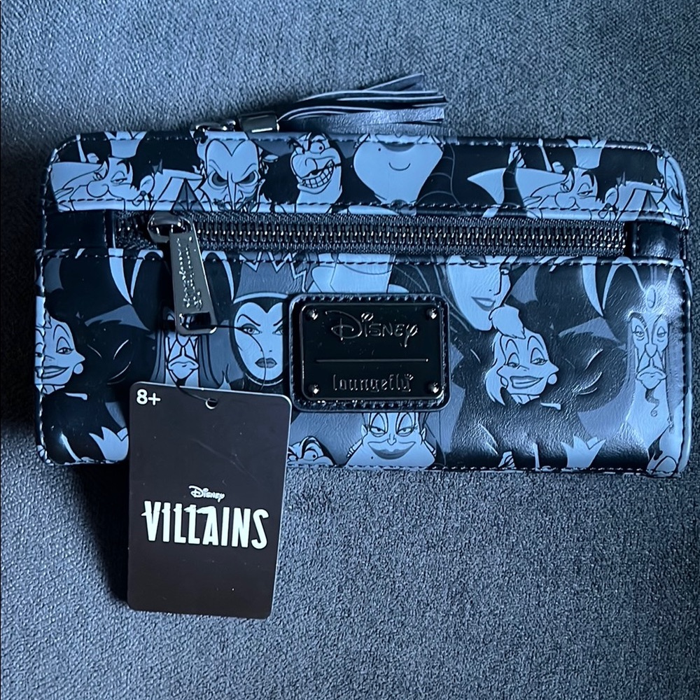 Disney Villains Loungefly Wallet - Blue